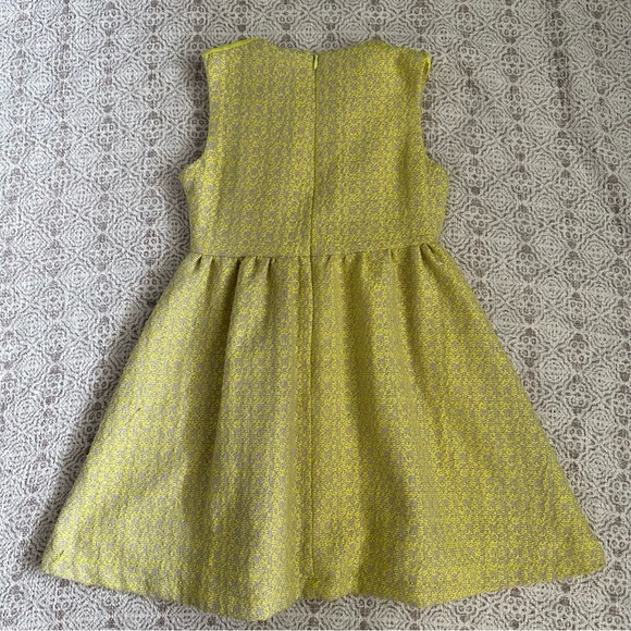 C De C Yellow Tweed Pinafore Dress - Picture 7 of 8